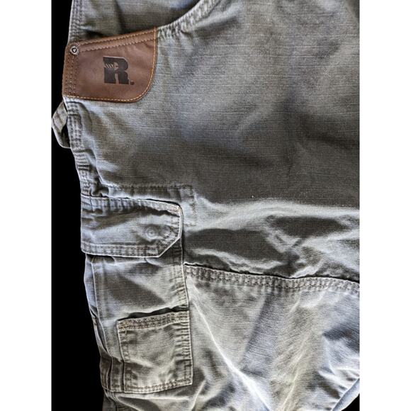 Wrangler Riggs Workwear Pants 40 X‎ 30 Green Cargo Ripstop for Grunge Work - Picture 3 of 7